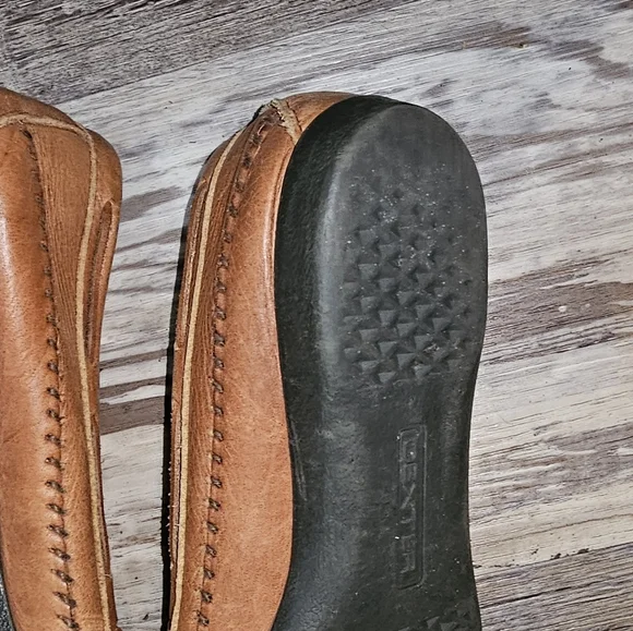 Women's Dexter Brown Leather Slip on flats size 8.5 - Picture 8 of 10